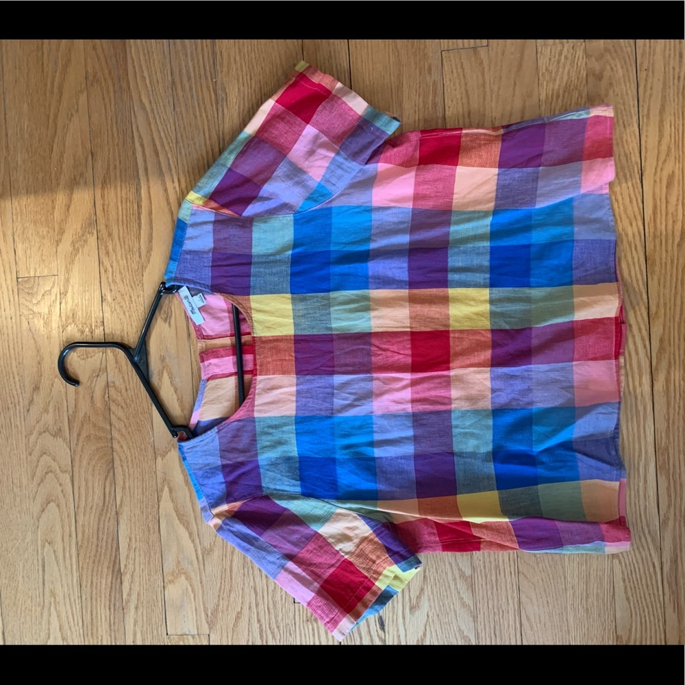 Madewell Plaid Top
